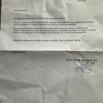 Boyner'den Alınan Eşofman Altında Çekme Sorunu Ve İade Reddi