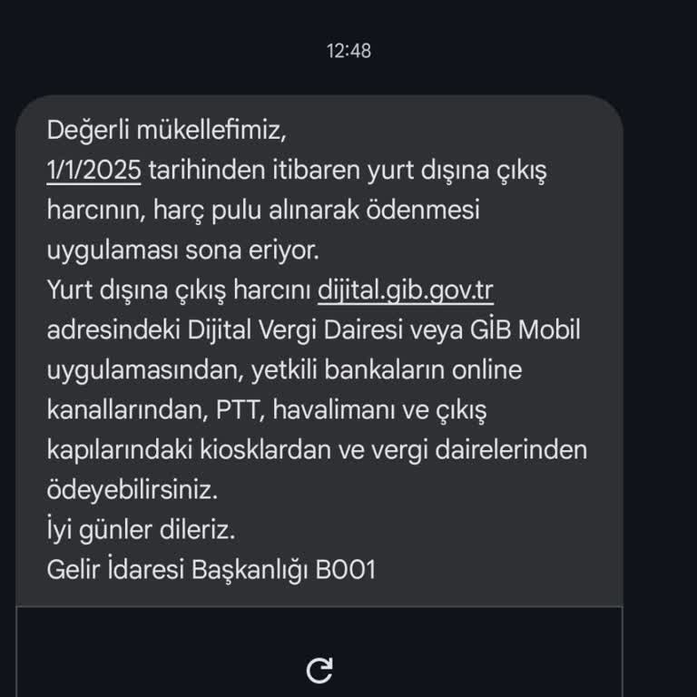 Yanlış Pasaport Harcı Bildirimi