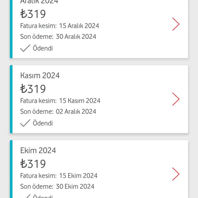 Vodafone Fatura Tarihlerinde Haksız Uygulama