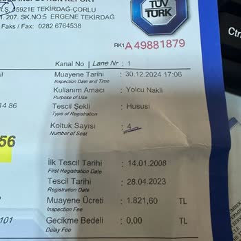 Tüvtürk Muayene Tutarsızlığı Ve Müşteri Mağduriyeti