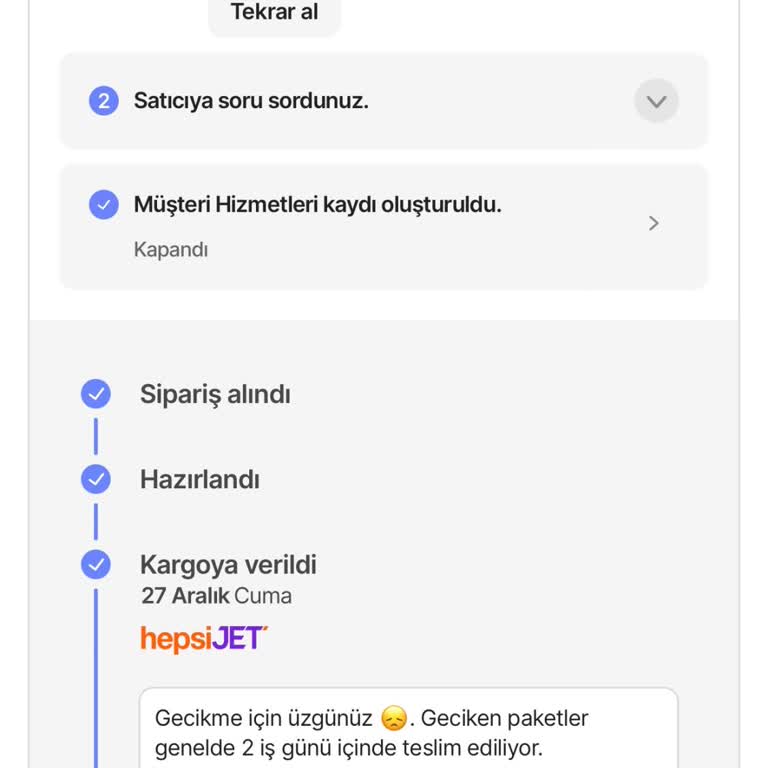 Hepsiburada Yanlış Bilgilendirme Ve İptal Sorunu