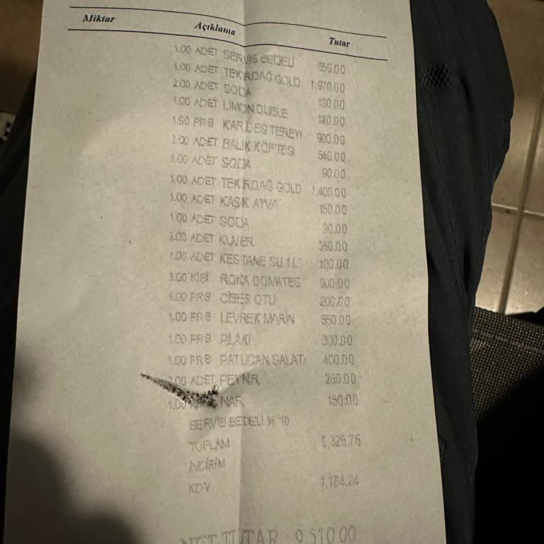 Dodo Beach Restaurant'ta Şok Edici Fiyatlar Ve Haksız Kazanç