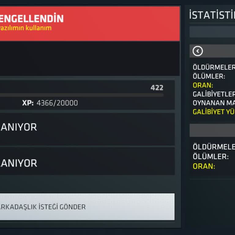 Hile Yapmadığım Halde Hesabım Kalıcı Banlandı