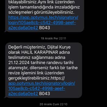 Dijital Kurye İle Geciken Hat Taşıma Süreci