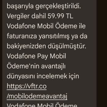 Vodafone'un Beklenmedik Fatura Sürprizi