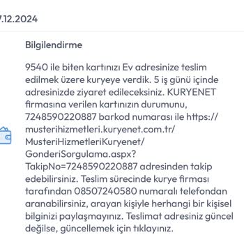 Silopi Şubesi'nin Kart Dağıtım Sorunu