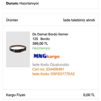 D'S Damat: İki Aydır Çözülemeyen Sipariş Sorunu