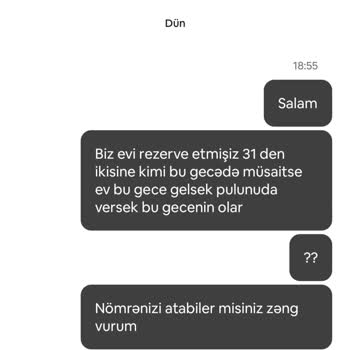 Airbnb Rezervasyonunda İletişim Sorunu Ve Para İadesi Talebi