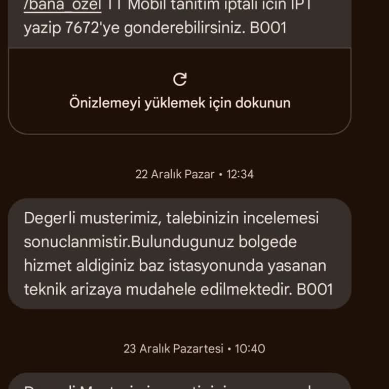 Türk Telekom Çekim Sorunu