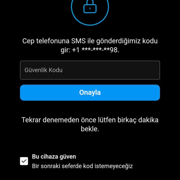 Instagram Hesabına Erişim Sorunu Ve Kod Gelmeme Problemi