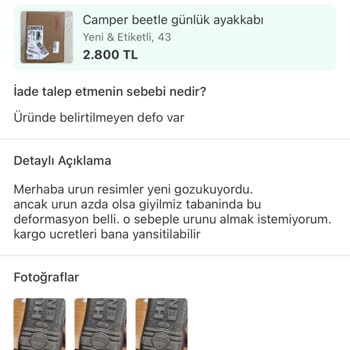 Dolap'ta Haksız İade Ve Kesinti Sorunu