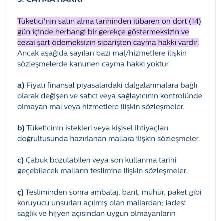 Tivibu İptalinde Cayma Bedeli Sorunu