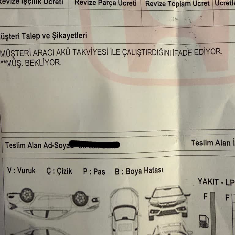 Honda Civic Servisinde Ppf Kaplama Ve Akü Sorunları