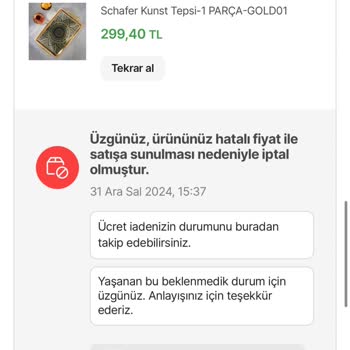 Schafer İndirimli Ürünlerin İptali Ve Müşteri Memnuniyetsizliği