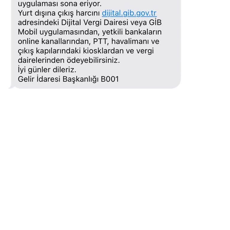 Pasaport Harcı Mesajı: Yanlış Bilgilendirme