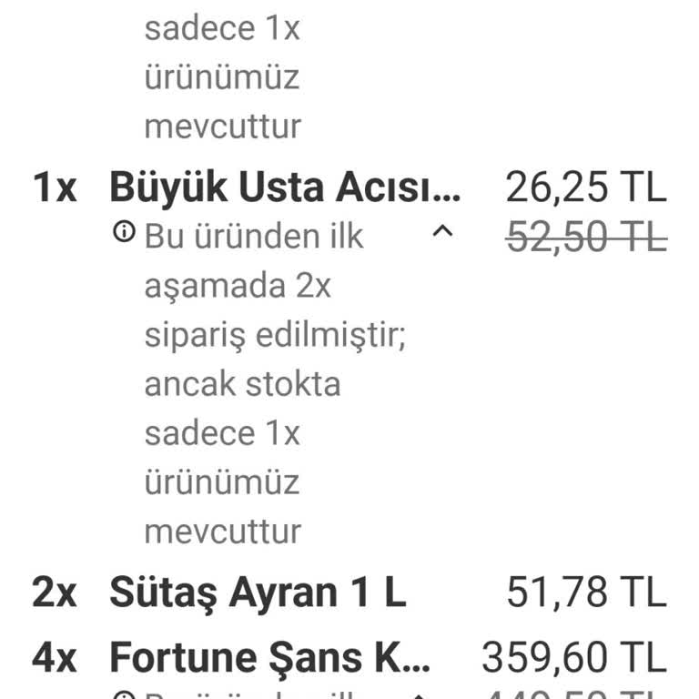 Eksik Ürün Teslimatı Ve İade Sorunu