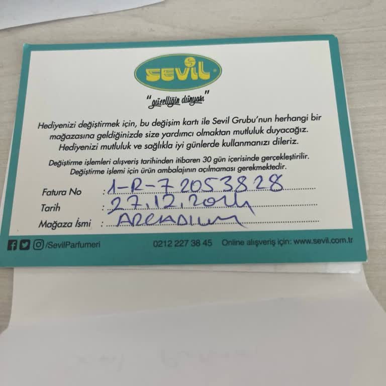 Parfüm Rengi Ve Müşteri Hizmetlerinde Hayal Kırıklığı