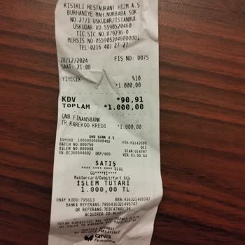 Kafe Ve Restoranda Geri Ödeme Sorunu