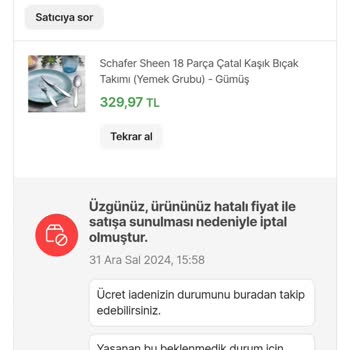 İndirimli Ürün Satışında Haksız İptal