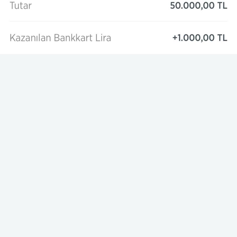 Eksik Bankkart Lira Kampanya Sorunu