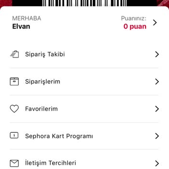 Sephora Puan Güncelleme Sorunu