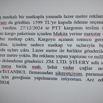 Yanlış Ürün Gönderimi: Makita Matkap Yerine Oyuncak Alet