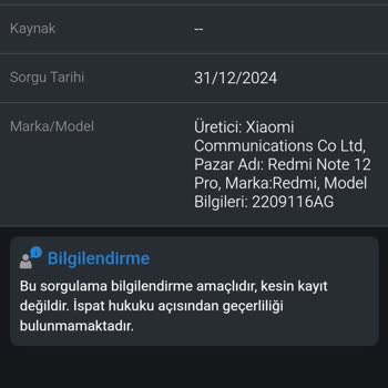 Garanti Sonrası IMEI Sorunu