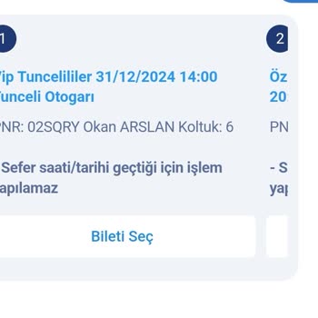 Obilet Ve Vip Tunceliler İle İptal Krizi: 300 Lira Zarardayım
