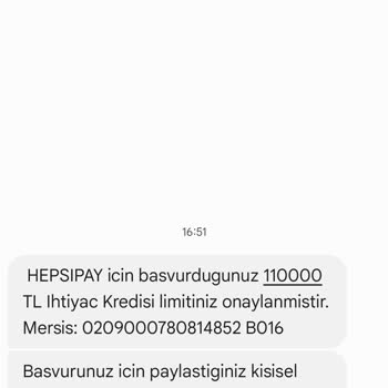 Hepsipay'dan İzinsiz Sözleşme Ve SMS Gönderimi