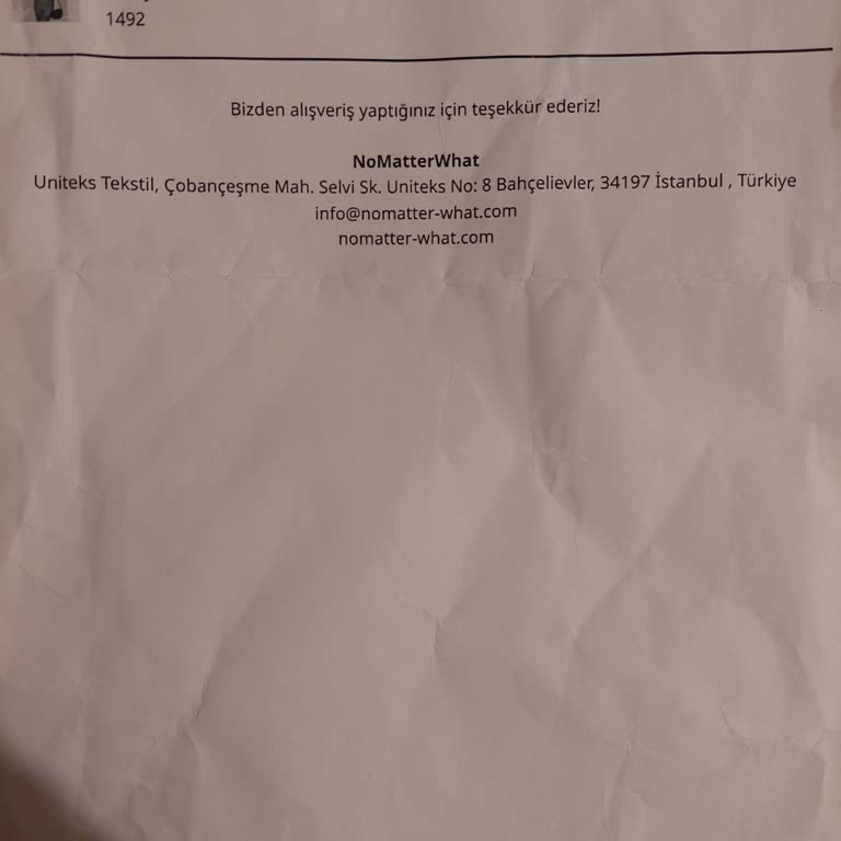 No Matter What Bir İletişim Numarası Yok