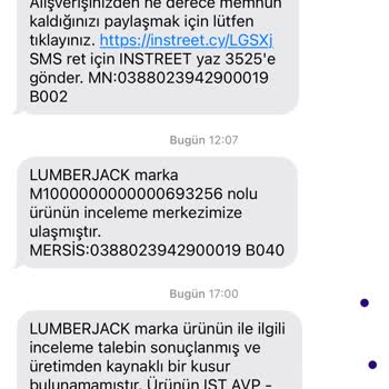 Lumberjack Ayakkabının Kalite Sorunu Ve Müşteri Hizmetleri Deneyimi