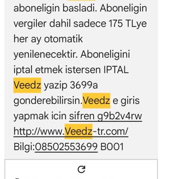 Beklenmedik Abonelik Ücreti Şoku