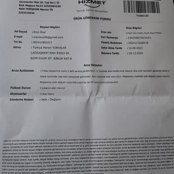 Fakir Servisinden Hayal Kırıklığı