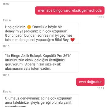 Eksik Ürün Ve İade Sorunu