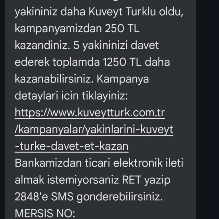 Kuveyt Türk'ten Davet Et Kazan Kampanyasında Gecikme