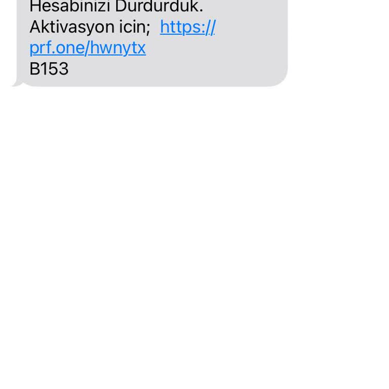 Yanlış Mesaj Ve Bilgilendirme Talebi