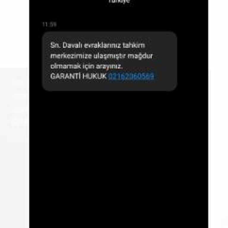 Yanıltıcı Mesajlarla Hukuki Tehdit