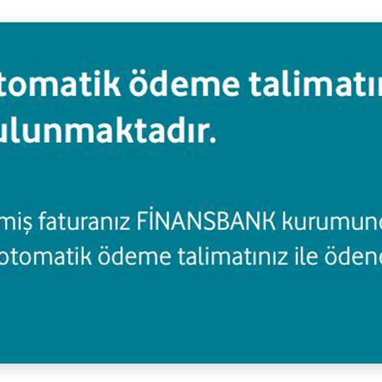Otomatik Ödeme Talimatı Sorunu Ve Müşteri Hizmetleri Erişimi