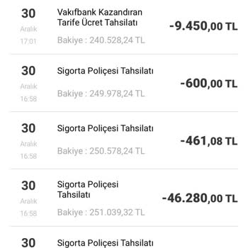 VakıfBank'tan İstem Dışı Sigorta Kesintisi