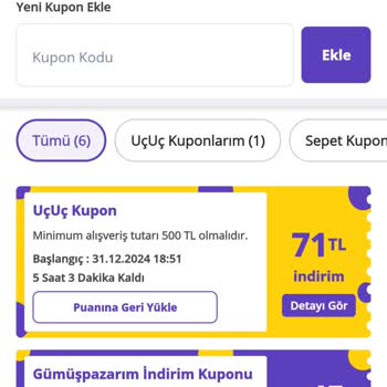 N11 Uygulamasında Beklenmedik Kısıtlama