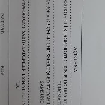 Samsung TV'nin Garanti Sonrası Sorunu