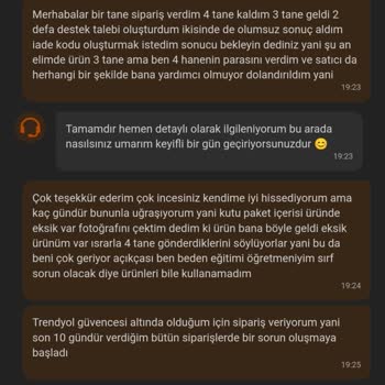 Eksik Ürün Teslimatı Ve Çözüm Beklentisi