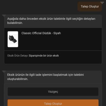 Eksik Ürün Teslimatı Ve Çözüm Beklentisi