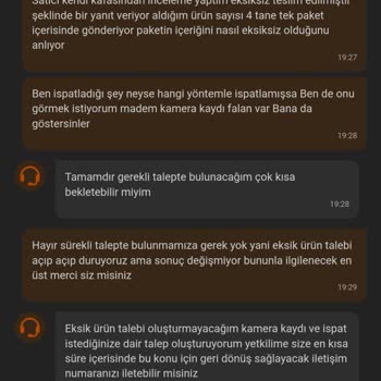 Eksik Ürün Teslimatı Ve Çözüm Beklentisi