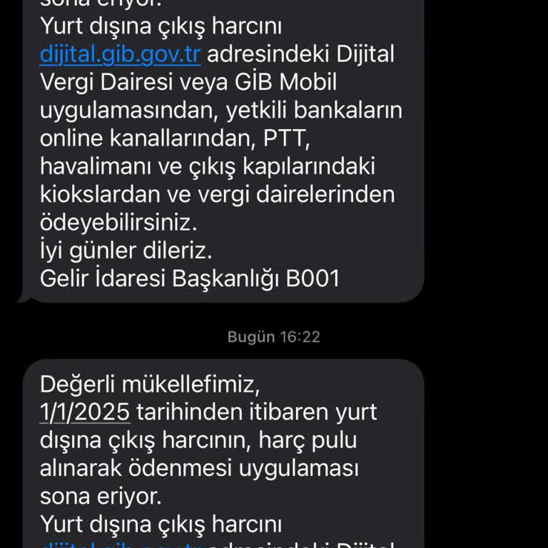 Pasaportum Yokken Gelen Yurt Dışı Mesajları