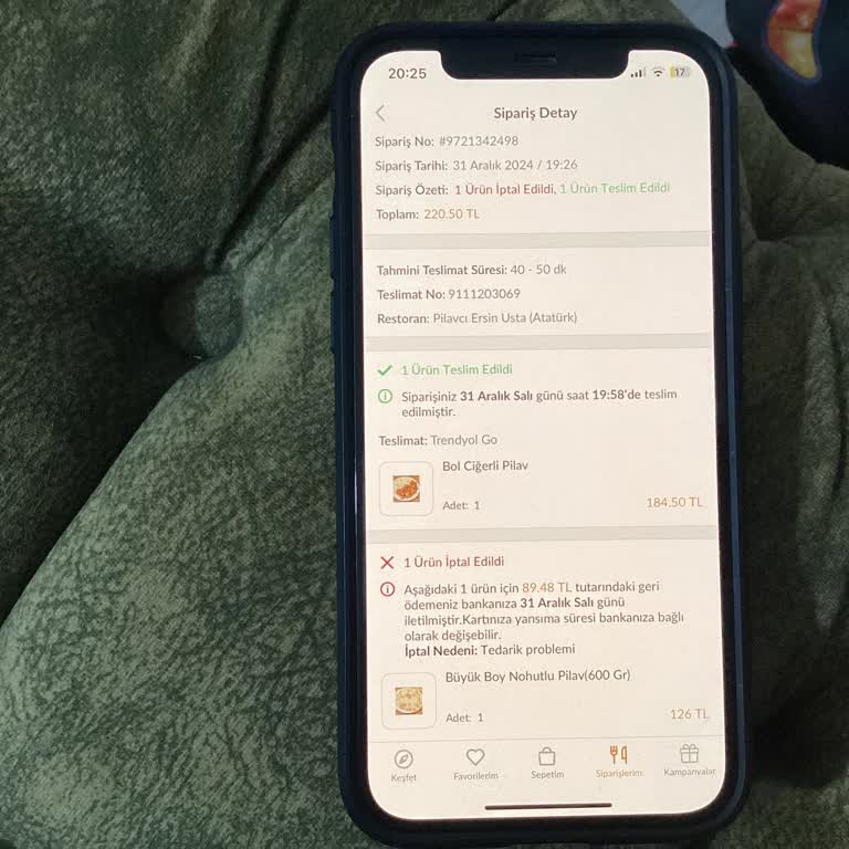 Eksik Sipariş Ve İade Sorunu: Trendyol Ve Restoran Mağduriyeti