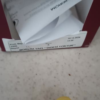 Borçim Yapı Market'ten Aldığım Ürün Farklı Renk Çıktı