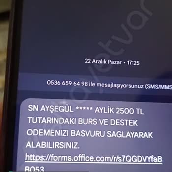 Burs Şikayeti