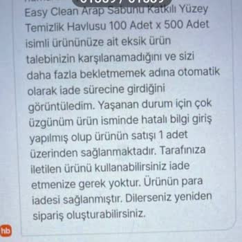 Hepsiburada'nın Sorumluluklarını Yerine Getirmemesi Ve Müşteri Mağduriyeti