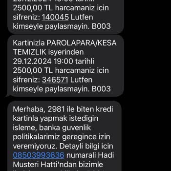 Tom Bank Kredi Kartı Kullanım Sorunları